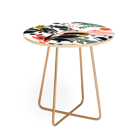 Marta Barragan Camarasa Brushstrokes of nature III Round Side Table