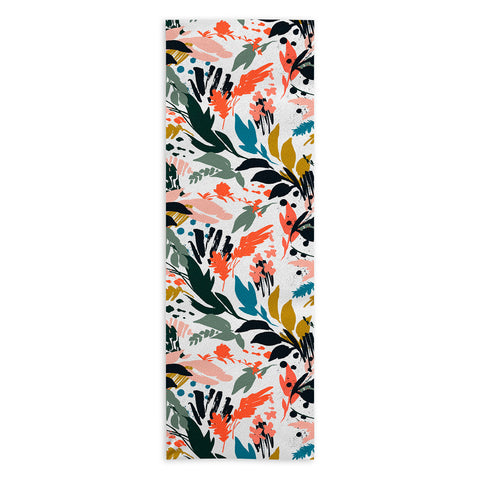 Marta Barragan Camarasa Brushstrokes of nature III Yoga Towel