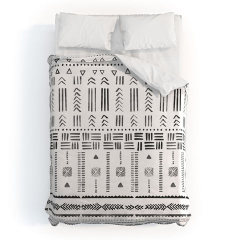 Marta Barragan Camarasa BW Minimal Nomad Duvet Cover