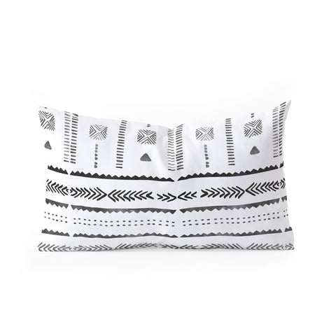 Marta Barragan Camarasa BW Minimal Nomad Oblong Throw Pillow