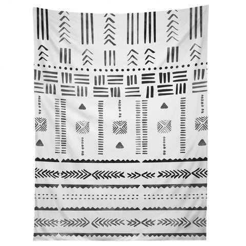 Marta Barragan Camarasa BW Minimal Nomad Tapestry