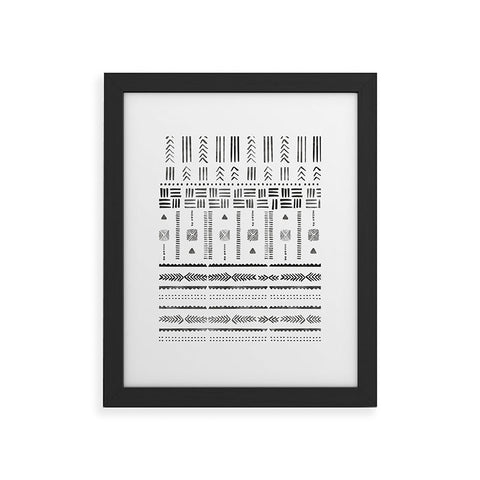 Marta Barragan Camarasa BW Minimal Nomad Framed Art Print