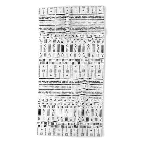 Marta Barragan Camarasa BW Minimal Nomad Beach Towel