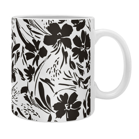 Marta Barragan Camarasa BW tropical floral Coffee Mug