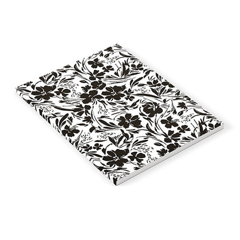 Marta Barragan Camarasa BW tropical floral Notebook