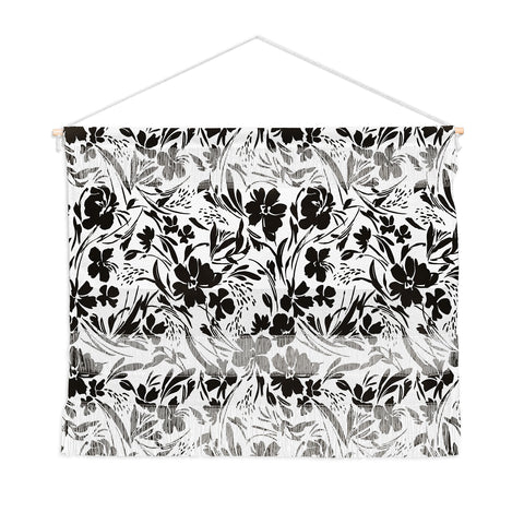 Marta Barragan Camarasa BW tropical floral Wall Hanging Landscape