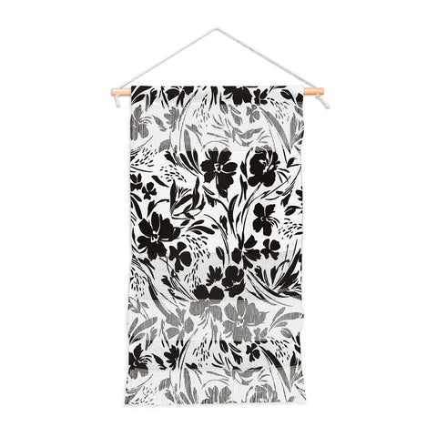 Marta Barragan Camarasa BW tropical floral Wall Hanging Portrait