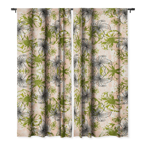 Marta Barragan Camarasa Cactus and exotic flowers Blackout Non Repeat