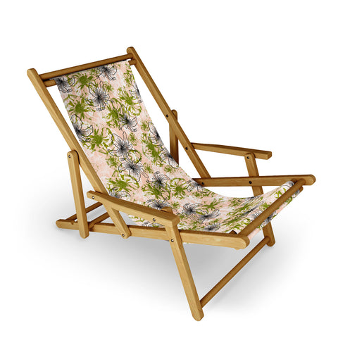 Marta Barragan Camarasa Cactus and exotic flowers Sling Chair