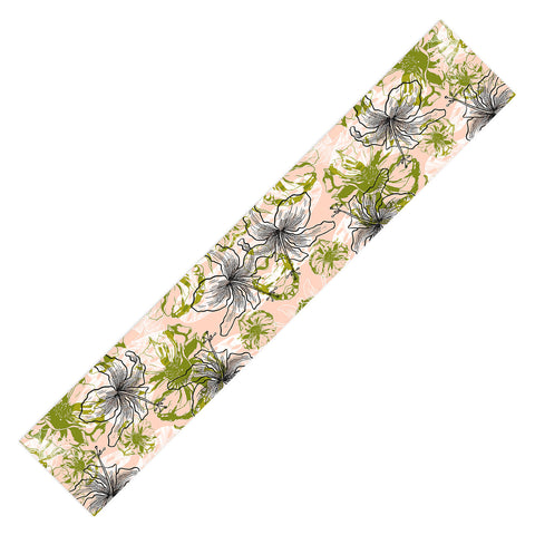 Marta Barragan Camarasa Cactus and exotic flowers Table Runner