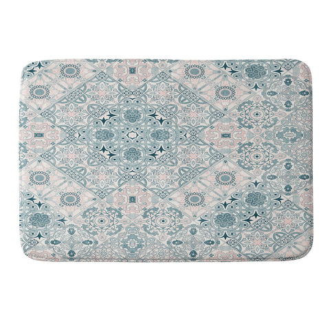 Marta Barragan Camarasa Ceramic tile patterns Memory Foam Bath Mat