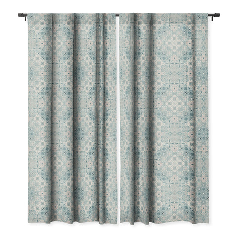 Marta Barragan Camarasa Ceramic tile patterns Blackout Window Curtain
