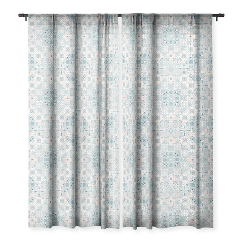 Marta Barragan Camarasa Ceramic tile patterns Sheer Window Curtain