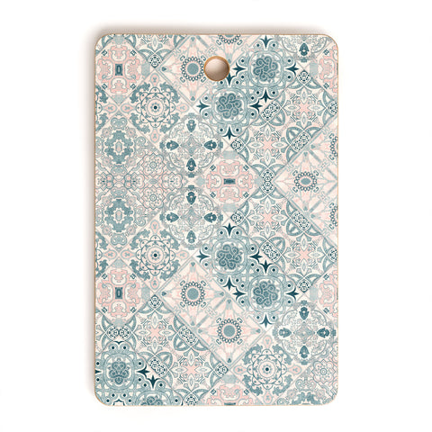 Marta Barragan Camarasa Ceramic tile patterns Cutting Board Rectangle