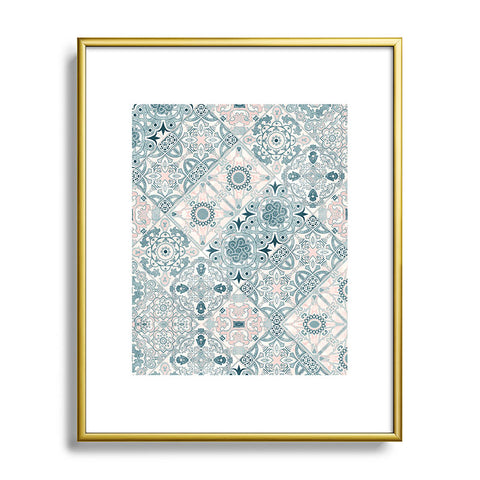 Marta Barragan Camarasa Ceramic tile patterns Metal Framed Art Print