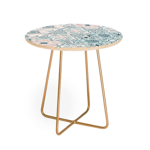 Marta Barragan Camarasa Ceramic tile patterns Round Side Table