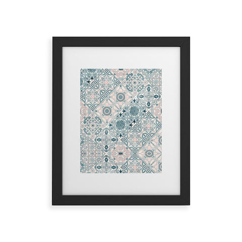 Marta Barragan Camarasa Ceramic tile patterns Framed Art Print