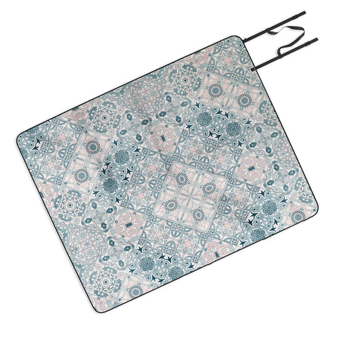 Marta Barragan Camarasa Ceramic tile patterns Picnic Blanket