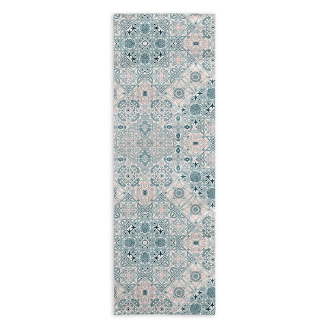 Marta Barragan Camarasa Ceramic tile patterns Yoga Towel