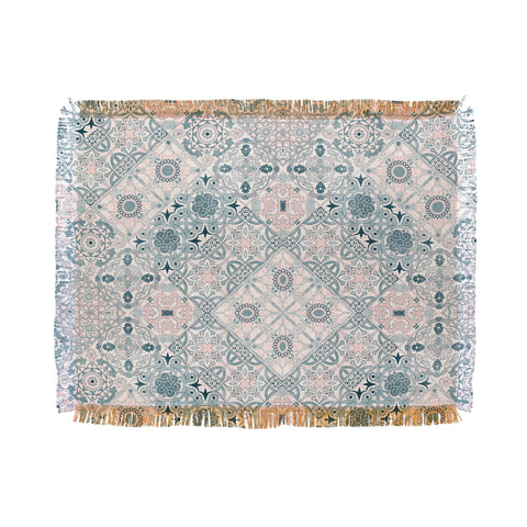 Marta Barragan Camarasa Ceramic tile patterns Throw Blanket