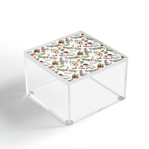 Marta Barragan Camarasa Christmas Botany 001 Acrylic Box
