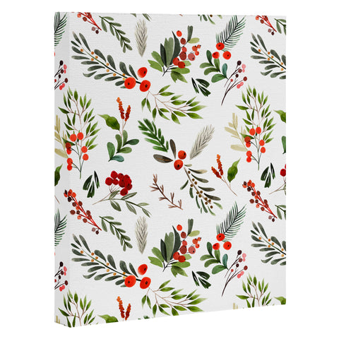 Marta Barragan Camarasa Christmas Botany 001 Art Canvas