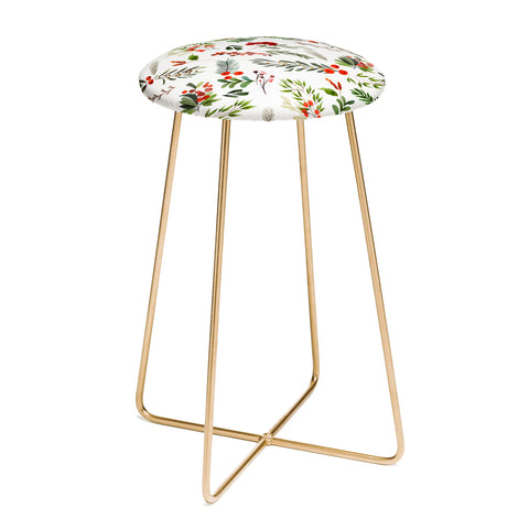 Marta Barragan Camarasa Christmas Botany 001 Counter Stool