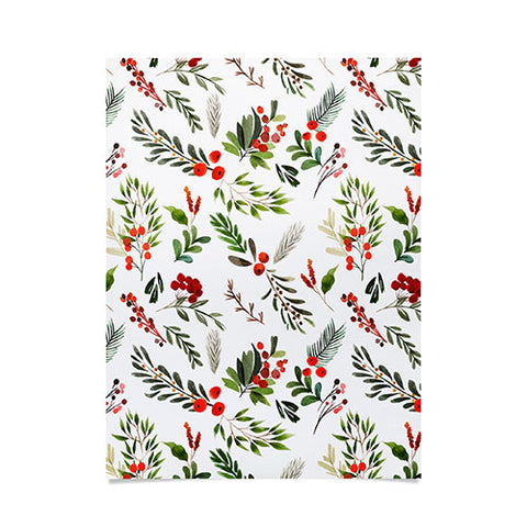 Marta Barragan Camarasa Christmas Botany 001 Poster