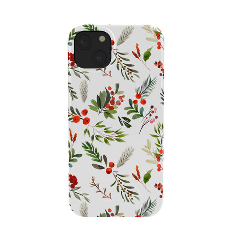 Marta Barragan Camarasa Christmas Botany 001 Phone Case