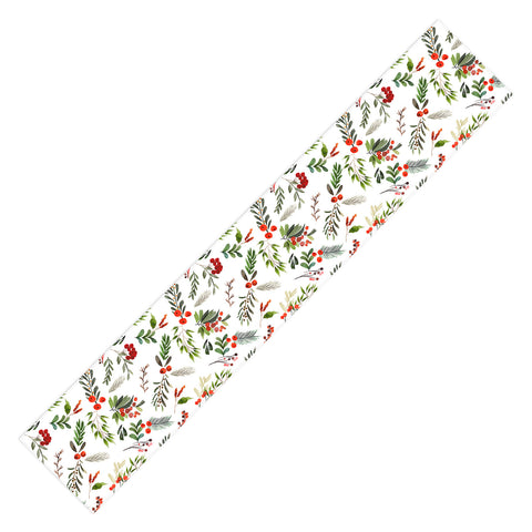 Marta Barragan Camarasa Christmas Botany 001 Table Runner
