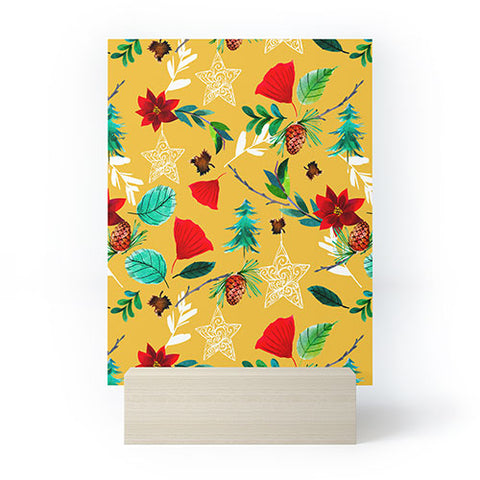 Marta Barragan Camarasa Christmas Botany 002 Mini Art Print