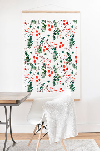 Marta Barragan Camarasa Christmas Botany 003 Art Print And Hanger