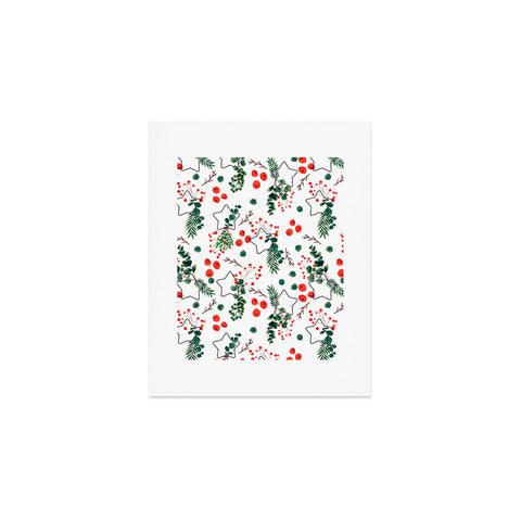 Marta Barragan Camarasa Christmas Botany 003 Art Print