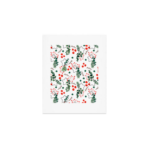 Marta Barragan Camarasa Christmas Botany 003 Art Print