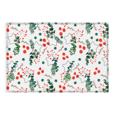 Marta Barragan Camarasa Christmas Botany 003 Outdoor Rug
