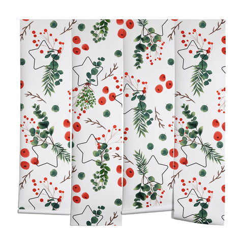 Marta Barragan Camarasa Christmas Botany 003 Wall Mural