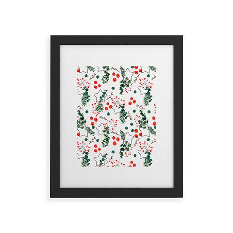 Marta Barragan Camarasa Christmas Botany 003 Framed Art Print