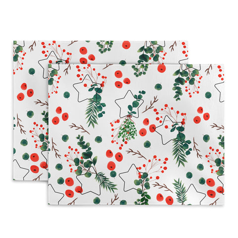Marta Barragan Camarasa Christmas Botany 003 Placemat