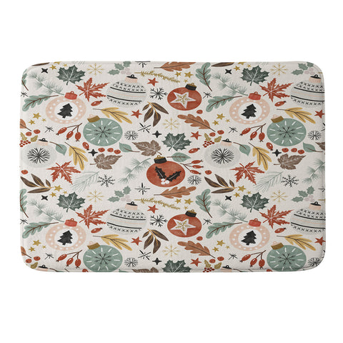 Marta Barragan Camarasa Christmas details I Memory Foam Bath Mat