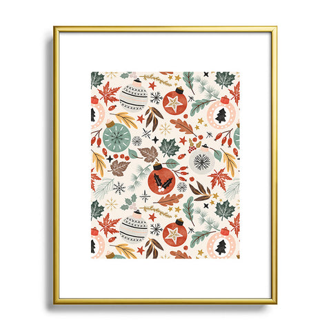 Marta Barragan Camarasa Christmas details I Metal Framed Art Print