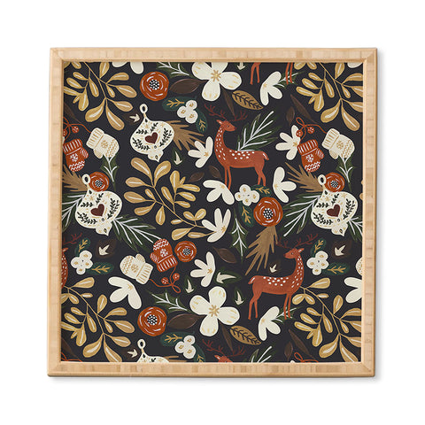 Marta Barragan Camarasa Christmas holiday night III Framed Wall Art