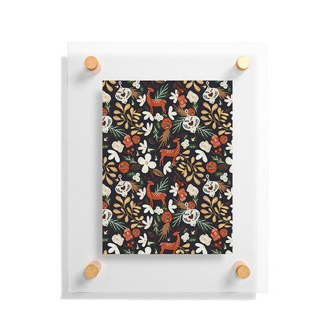 Marta Barragan Camarasa Christmas holiday night III Floating Acrylic Print