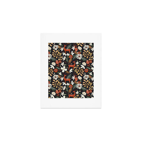 Marta Barragan Camarasa Christmas holiday night III Art Print