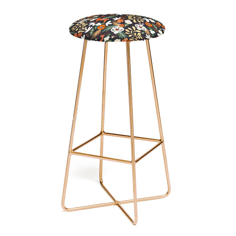 Marta Barragan Camarasa Christmas holiday night III Bar Stool