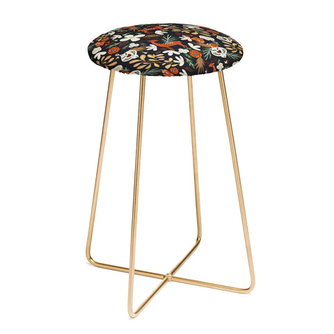 Marta Barragan Camarasa Christmas holiday night III Counter Stool