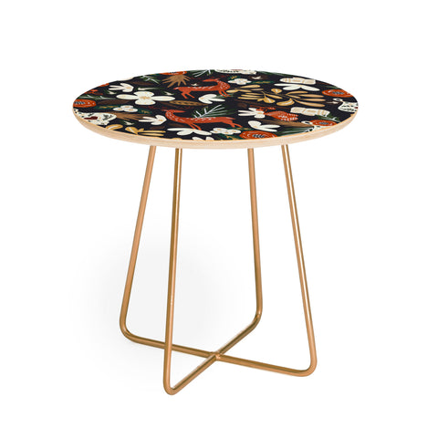 Marta Barragan Camarasa Christmas holiday night III Round Side Table