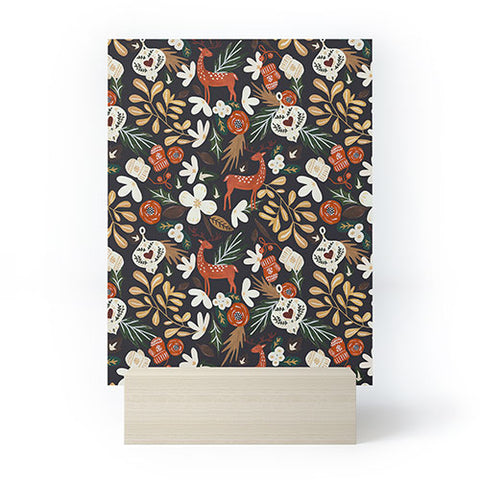 Marta Barragan Camarasa Christmas holiday night III Mini Art Print