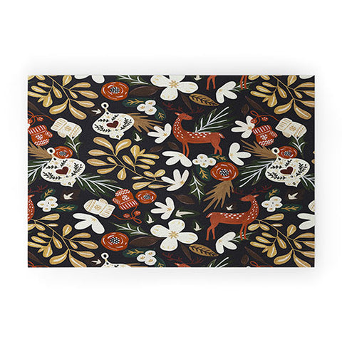 Marta Barragan Camarasa Christmas holiday night III Welcome Mat