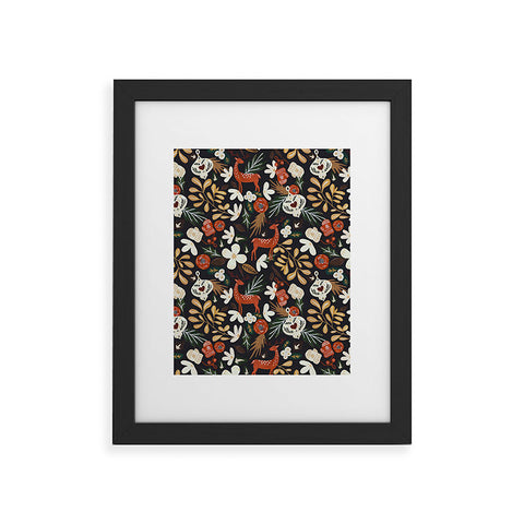 Marta Barragan Camarasa Christmas holiday night III Framed Art Print