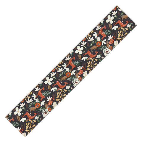 Marta Barragan Camarasa Christmas holiday night III Table Runner